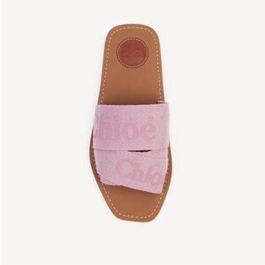 Chloe Woody Slide Sandals- Creamy Lilac